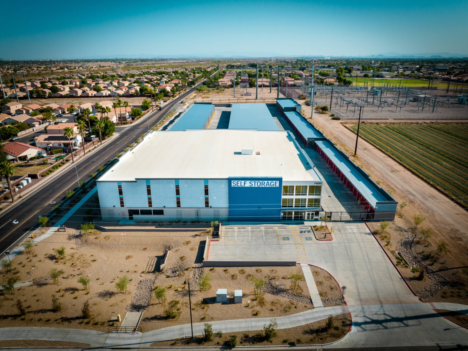 Crimson Canyon Storage wraps up at 101 & Northern